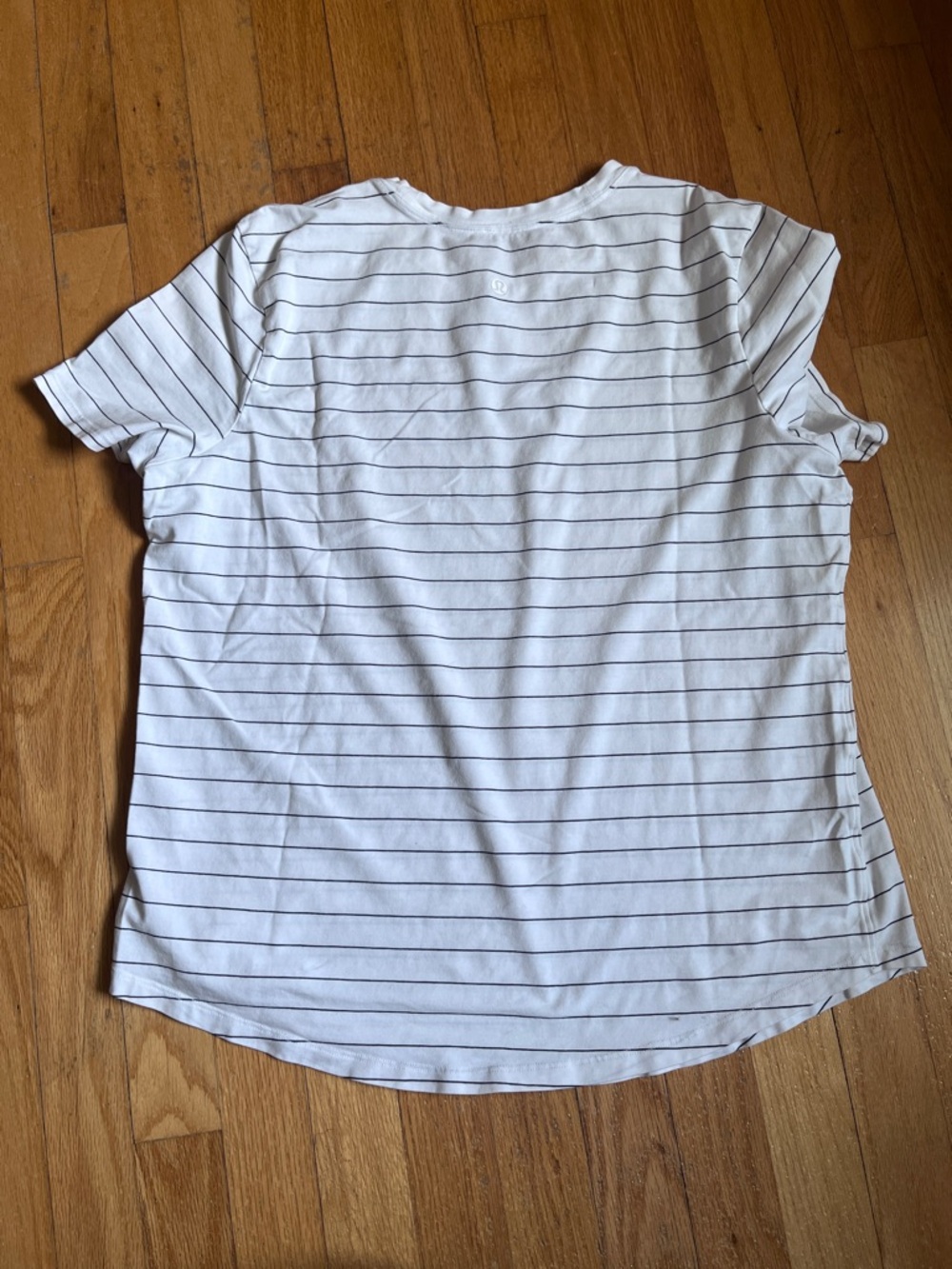 Lululemon Love Crewneck 10/12 Striped Relaxed Tee - Picture 4 of 9